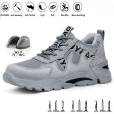 Sapatos esportivos masculinos leves Hot Safety, biqueira de aço comprar usado  Enviando para Brazil