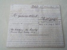 Vellum indenture 1877 for sale  BUCKINGHAM