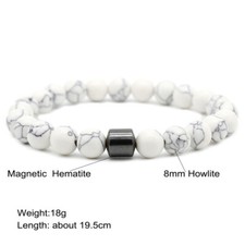 Hematite gemstone bracelet for sale  STOCKPORT