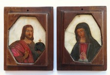 Peintures albatre anciennes. d'occasion  Pont-sur-Yonne