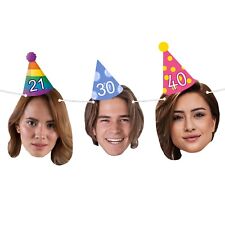 Personalised face bunting for sale  REDDITCH