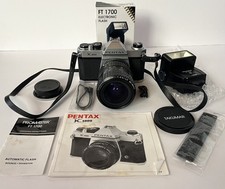 Câmera de Filme 35mm SLR Pentax K1000 com Lente 28-80mm Funciona com Flash e Extras comprar usado  Enviando para Brazil