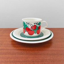 Conjunto trio raro vintage Arábia Finlândia Kirsikka xícara de café, usado comprar usado  Enviando para Brazil