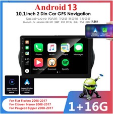 Usado, Rádio estéreo veicular 10,1"" GPS navegação para Fiat Fiorino Citroen Nemo 2008-2017 Carplay comprar usado  Enviando para Brazil
