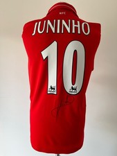 Camisa retrô assinada JUNINHO PAULISTA oficial 03/04 Middlesbrough - PROVA/CERTIFICADO DE AUTENTICIDADE comprar usado  Enviando para Brazil