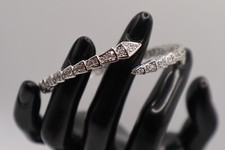 Silver snake bangle for sale  LEEDS