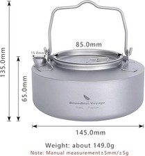 Portable titanium tea for sale  BO'NESS