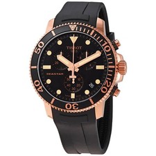 Relógio masculino Tissot Seastar 1000 cronógrafo quartzo mostrador preto T1204173705100 comprar usado  Enviando para Brazil