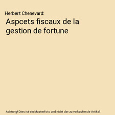 Aspcets fiscaux gestion gebraucht kaufen  Trebbin