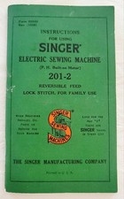 singer sewing machine manual for sale  Covina