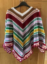 Crochet poncho festival for sale  ST. ALBANS