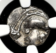 GALIA CELTYCKA, Aedui. I wiek p.n.e. Srebrny Quinarius, Koń, NGC VF na sprzedaż  Wysyłka do Poland