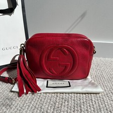 Bolsa GUCCI Soho Disco couro vermelho comprar usado  Enviando para Brazil