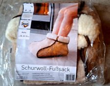 Fußsack fußwärmer schurwoll gebraucht kaufen  Berlin