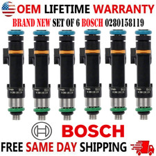 Novos injetores de combustível Bosch x6 para Jeep Wrangler 2007-2010 3.8L V6 #0280158119 comprar usado  Enviando para Brazil
