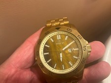 INVICTA SWISS MOSTRADOR OLHO DE TIGRE OURO 18K MODELO 0103 48MM EXCELENTE ESTADO LQQK!!, usado comprar usado  Enviando para Brazil