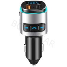 Kit adaptador sem fio transmissor Bluetooth FM carregamento rápido QC3.0 carro MP3 player comprar usado  Enviando para Brazil