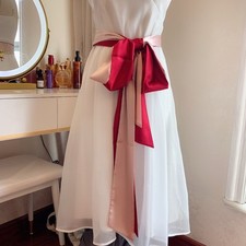 Fita de cinto de cetim 3,74"X 98" casamento damas de honra fantasia vestido de festa faixa gravata comprar usado  Enviando para Brazil