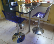 3 chrome bar stools for sale 3 chrome bar stools for sale LONDON