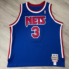 Camiseta DRAZEN PETROVIC New Jersey Nets autêntica Mitchell & Ness 48 vintage EUA comprar usado  Enviando para Brazil