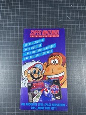 Werbeflyer snes game gebraucht kaufen  Nürnberg