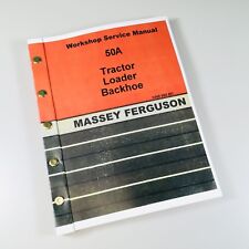 Retroescavadeira Massey Ferguson Mf 50A manual de serviço de reparo livro de loja comprar usado  Enviando para Brazil