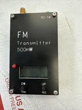 Transmissor estéreo 76-108MHz 2000m FM LCD display digital USB tipo C 0,5W 500mW, usado comprar usado  Enviando para Brazil