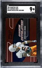 2001 Quantum Leaf Football Santana Moss Rookie Revolution 1581/4000 #5 SGC 9 comprar usado 2001 Quantum Leaf Football Santana Moss Rookie Revolution 1581/4000 #5 SGC 9 comprar usado  Enviando para Brazil