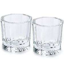Pó líquido acrílico Nail Art Dappen Dish tigela de cristal para unhas vidro (2 garrafas) comprar usado  Enviando para Brazil