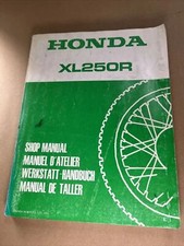 Honda xl250r manual d'occasion  Expédié en Belgium