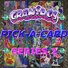 CRANIACS SERIE 2 2025 PICK-A-CARD PULSAR AZUL 1-25 JOE SIMKO holograma prismático segunda mano  Embacar hacia Mexico