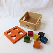 Brinquedo de madeira para bebê classificador de formas Wonder World Natural Waldorf Montessori comprar usado  Enviando para Brazil