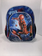 Mochila infantil pequena Spider-Man Far From Home, azul, vermelha e preta, nova sem etiquetas, usado comprar usado  Enviando para Brazil