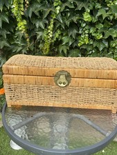 Vintage wicker wooden for sale  BIRMINGHAM