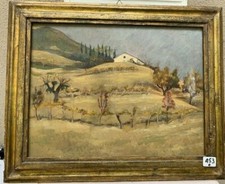 Dipinto paesaggio toscano usato  Canelli