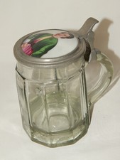 Antiker glas bierkrug gebraucht kaufen  Bornich, Dahlheim, Kestert