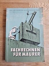 Fachrechnen maurer lehr gebraucht kaufen  Limbach-Oberfrohna
