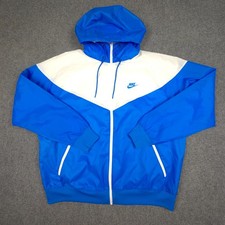 Jaqueta Nike Masculina GRANDE Azul Windrunner com Capuz Manga Longa Leve Tamanho G comprar usado  Enviando para Brazil