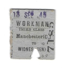 Railway ticket clc for sale  CHESTER