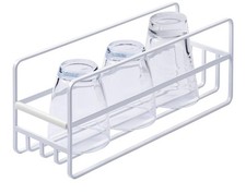 Caneca de vidro Yamazaki Home moderna branca copo de metal armário de cozinha rack org comprar usado Caneca de vidro Yamazaki Home moderna branca copo de metal armário de cozinha rack org comprar usado  Enviando para Brazil