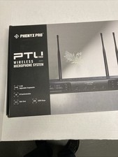 Sistema de microfone sem fio Phenyx Pro PTU-7000 quad (4) canais - *caixa aberta* comprar usado  Enviando para Brazil