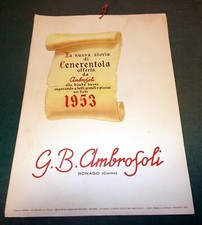 Calendario pubblicitario ambro usato  Torchiarolo