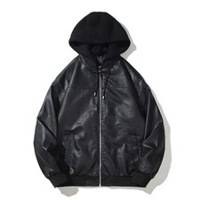 Veste cuir capuche d'occasion  Expédié en France