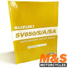 Suzuki sv650s supplementary for sale  NEWCASTLE UPON TYNE