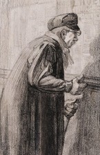 Dessin encadré homme d'occasion  Paris IX