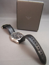 Relógio Emporio Armani AR6039 caixa nova bateria funciona 251806 cronógrafo couro, usado comprar usado Relógio Emporio Armani AR6039 caixa nova bateria funciona 251806 cronógrafo couro, usado comprar usado  Enviando para Brazil