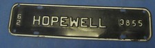 1962 hopewell license for sale  Montpelier