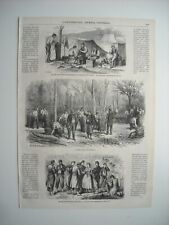 Gravure 1870. guerre.types d'occasion  Laxou