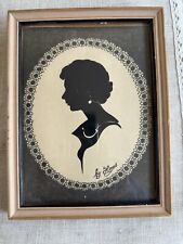 silhouette portrait for sale  Mchenry