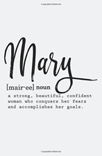 Usado, Mary: Personalized Journal Notebook for Women (Personalized Gift, Custom Nam... comprar usado  Enviando para Brazil